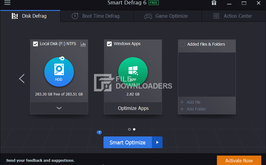  IObit Smart Defrag 2020 Free Download for Windows PC