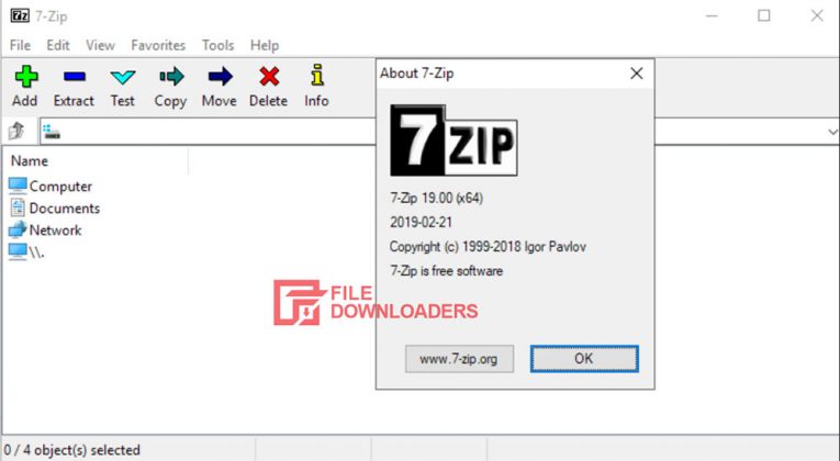 7 zip download for pc windows 10