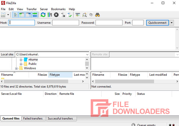 FileZilla for Windows