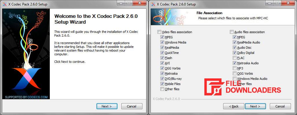 X Codec Pack for Windows