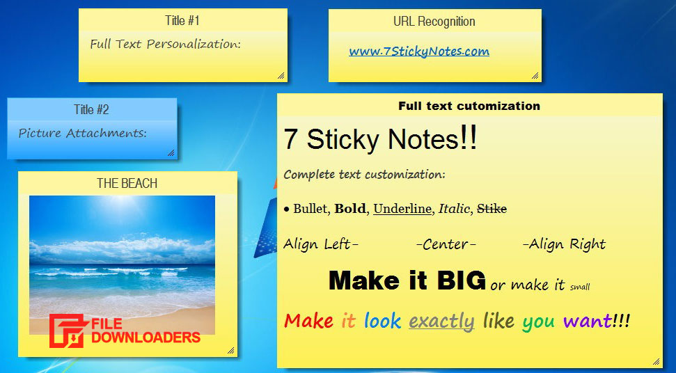 7 Sticky Notes for Windows